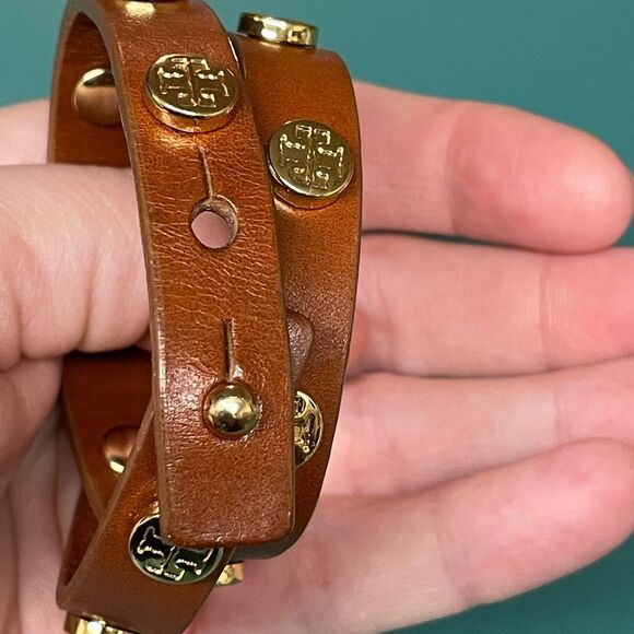 Tory Burch Brown Wrap Bracelet - Picture 6 of 12